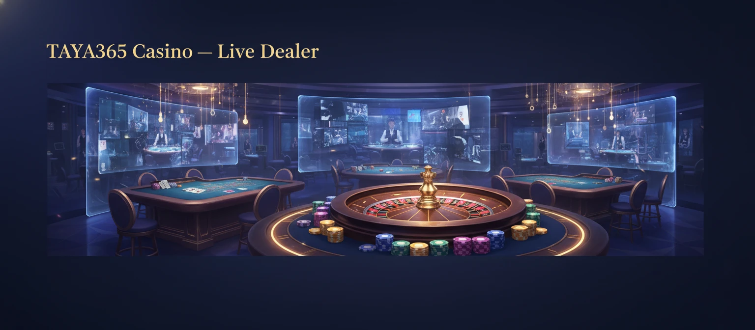 TAYA365 live dealer casino tables