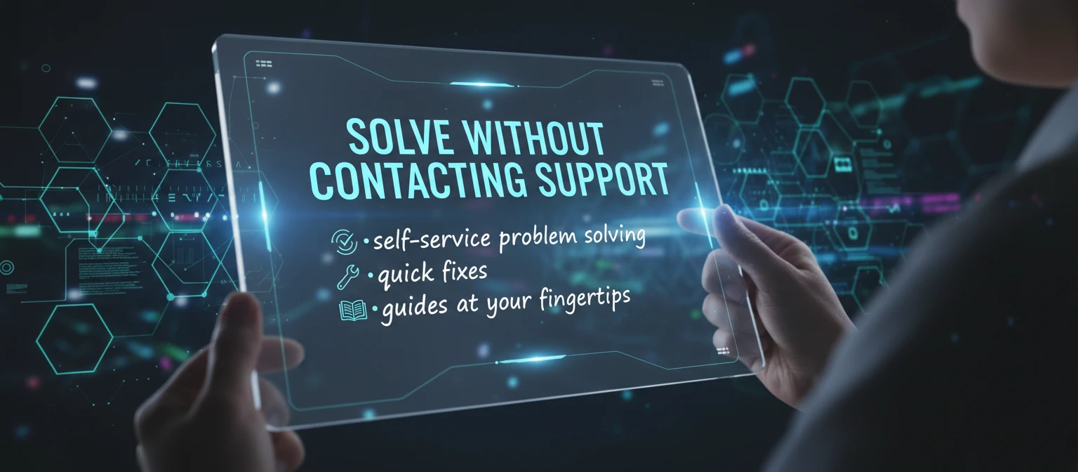 Self-service fixes for common TAYA365 issues